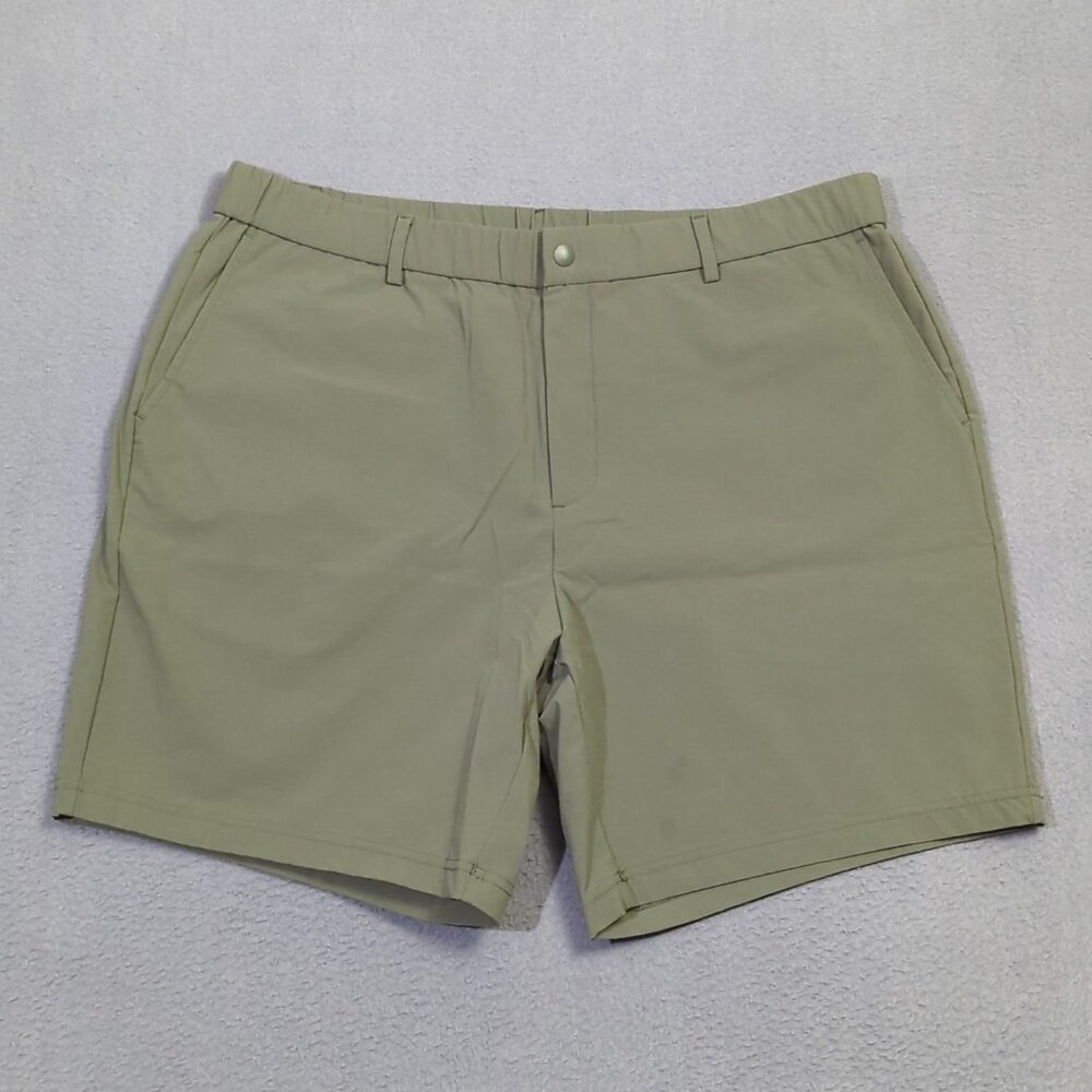 Bearbottom Shorts Men's XL Green Tour Short 7"  Performance Stretch Chino Golf